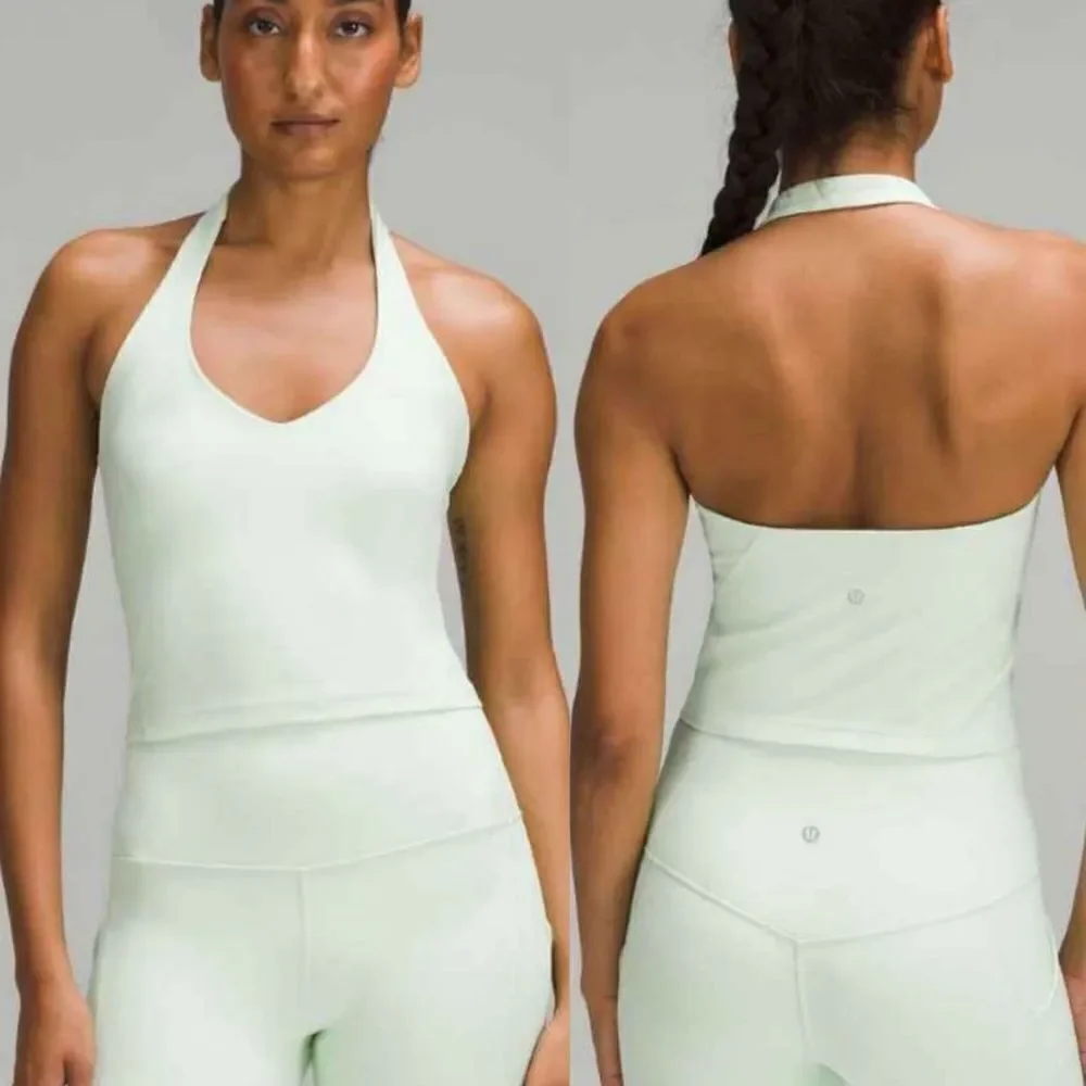 NWT- Lululemon- Women’s Align Halter Tank Top Mint Green, Size 14